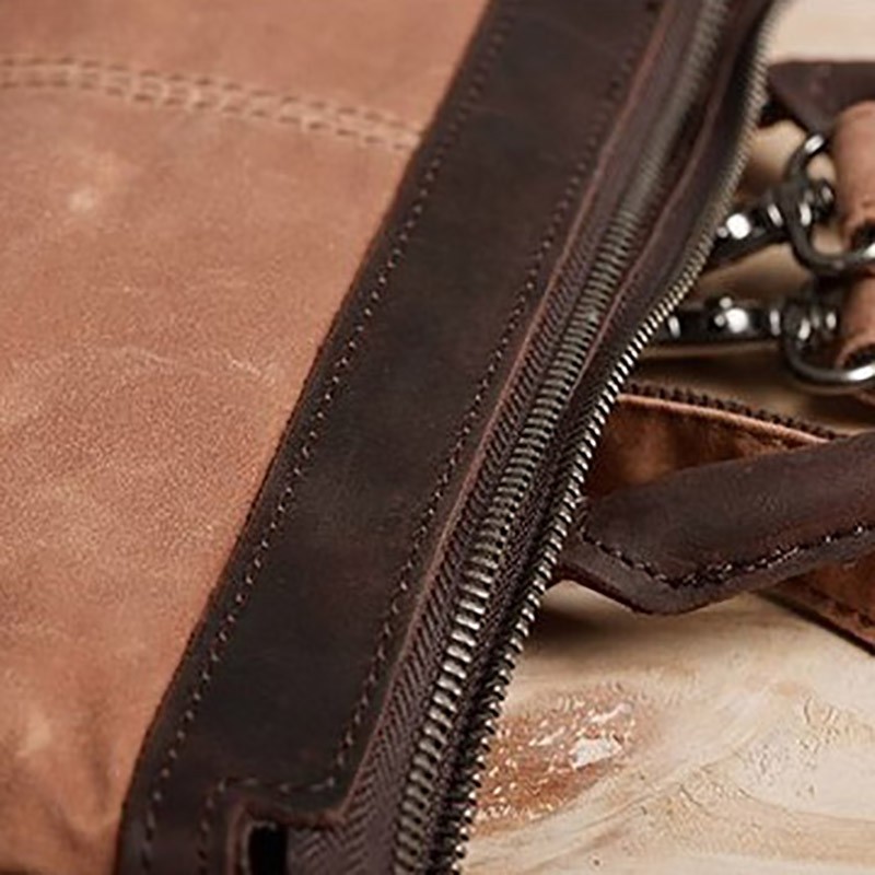 Женский рюкзак Casual way светло-коричневый - 13 фото