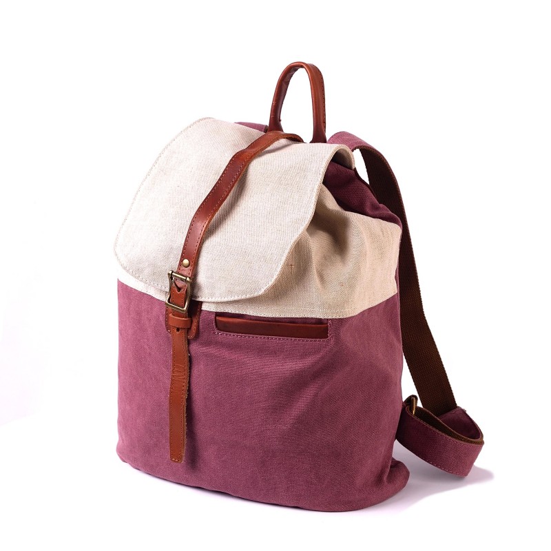Женский рюкзак Travel розовый - 6 фото