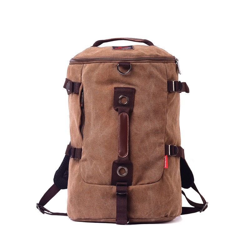 Чоловічий міський рюкзак-сумка Spywalk коричневий фото