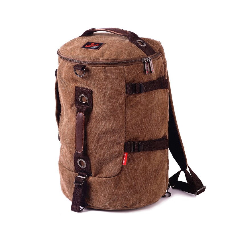 Мужской городской рюкзак-сумка Spywalk коричневый - 1 фото