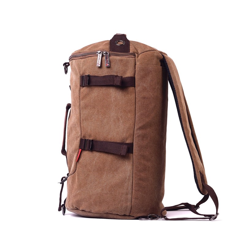 Мужской городской рюкзак-сумка Spywalk коричневый - 2 фото