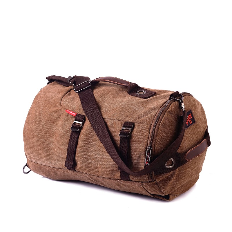 Мужской городской рюкзак-сумка Spywalk коричневый - 3 фото