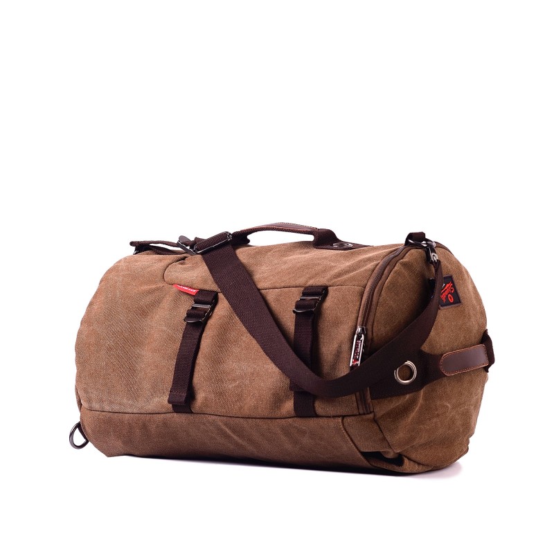 Мужской городской рюкзак-сумка Spywalk коричневый - 9 фото