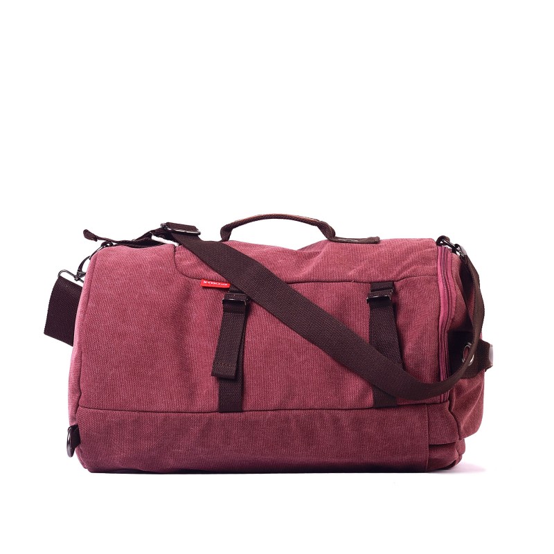 Чоловічий міський рюкзак-сумка Spywalk рожевий - 5 фото