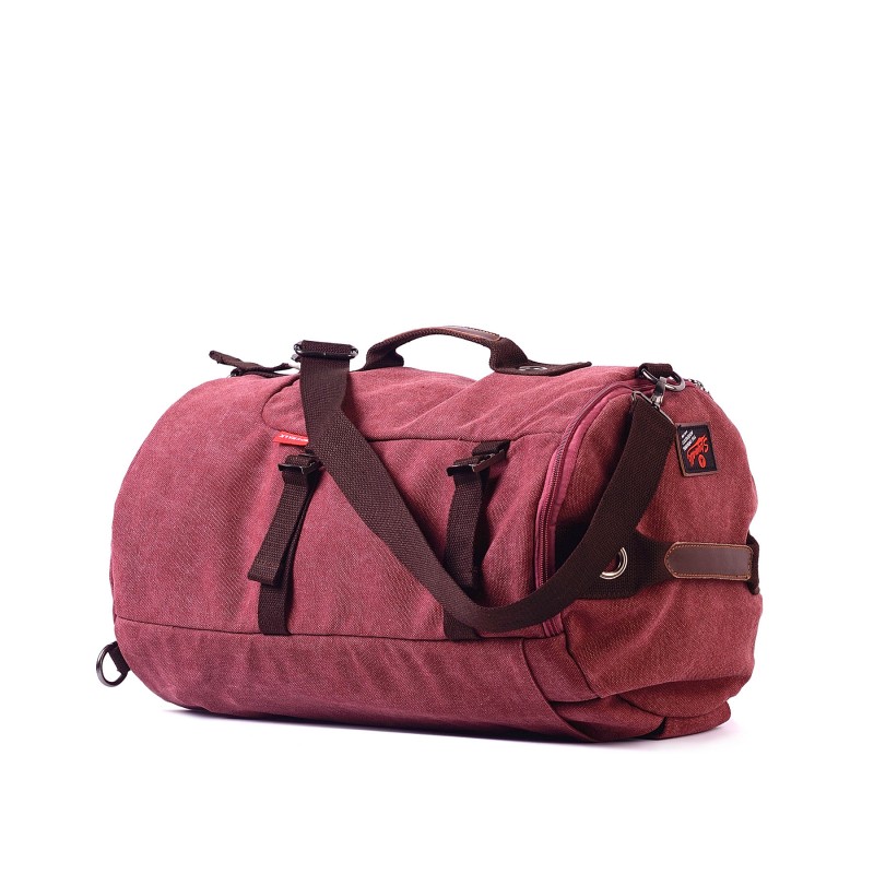 Чоловічий міський рюкзак-сумка Spywalk рожевий - 7 фото