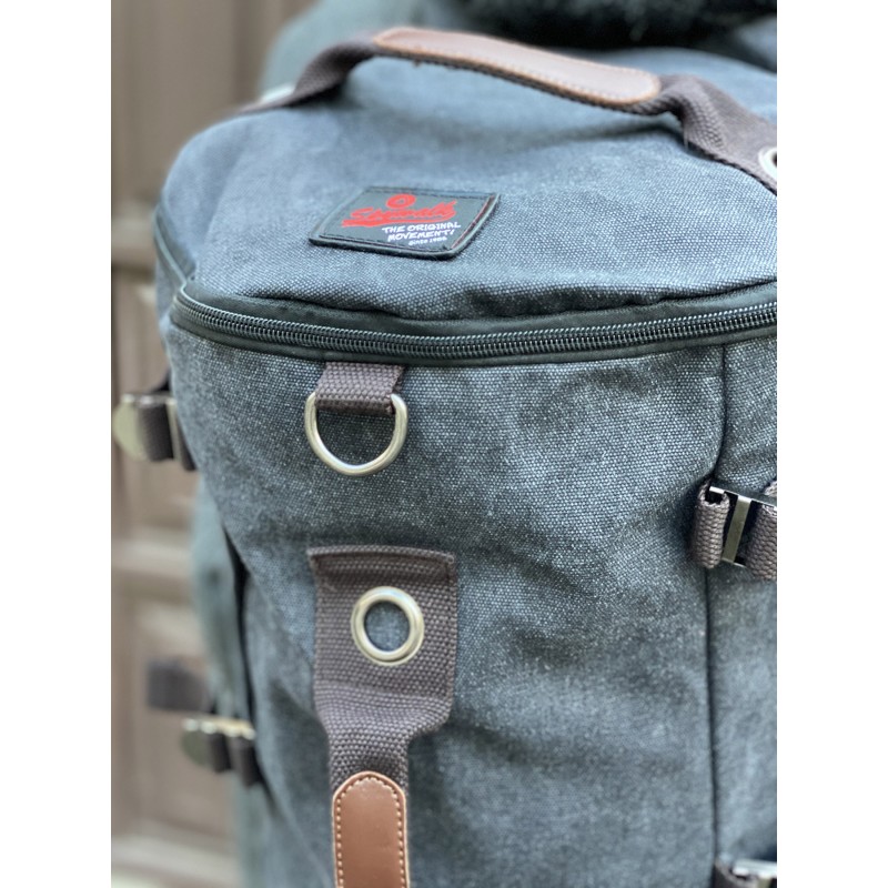 Чоловічий міський рюкзак-сумка Spywalk графіт - 11 фото