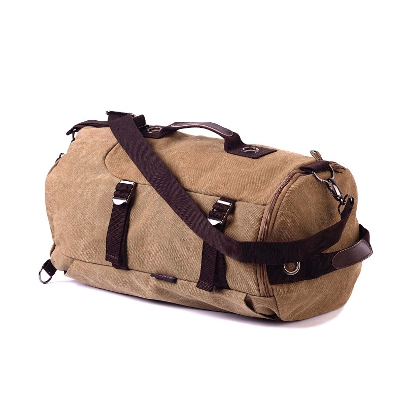 Мужской городской рюкзак-сумка Hunter светло-коричневый - 5 фото