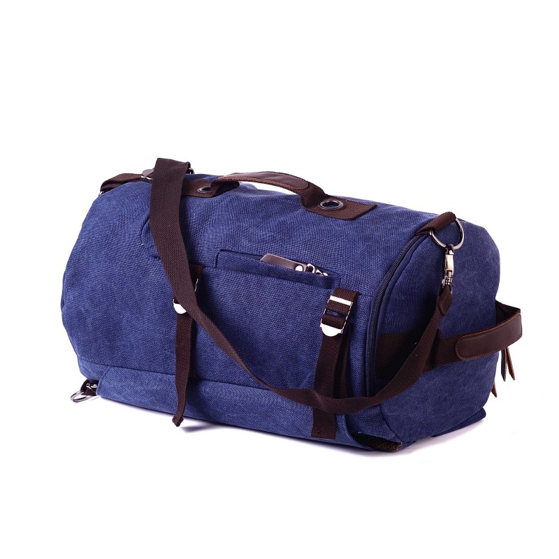 Мужской городской рюкзак-сумка Hunter синий - 2 фото