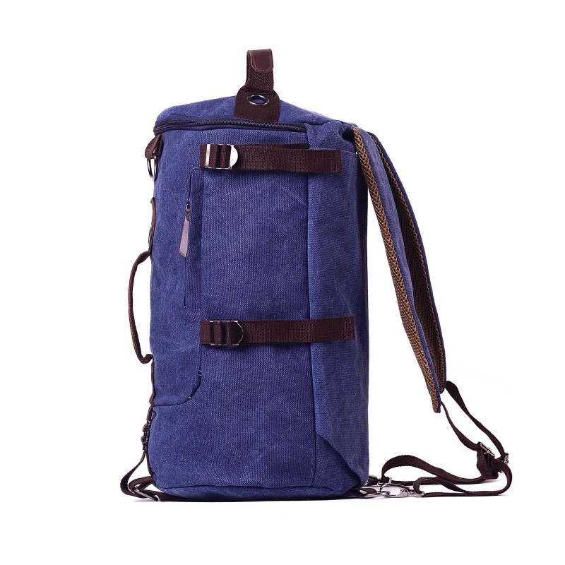 Мужской городской рюкзак-сумка Hunter синий - 6 фото
