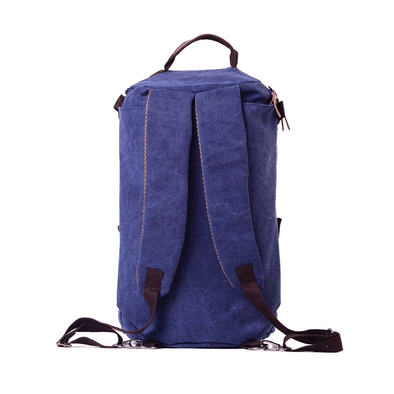 Мужской городской рюкзак-сумка Hunter синий - 7 фото