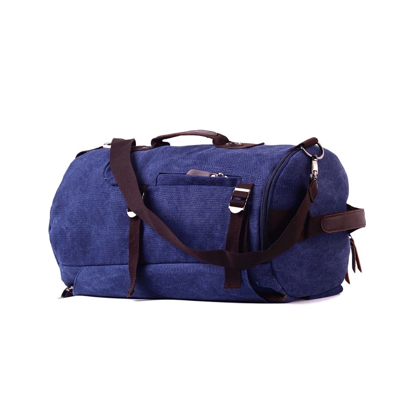 Чоловічий міський рюкзак-сумка Hunter синій - 8 фото