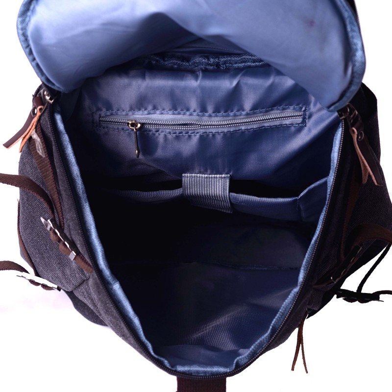 Чоловічий міський рюкзак-сумка Hunter графіт - 6 фото