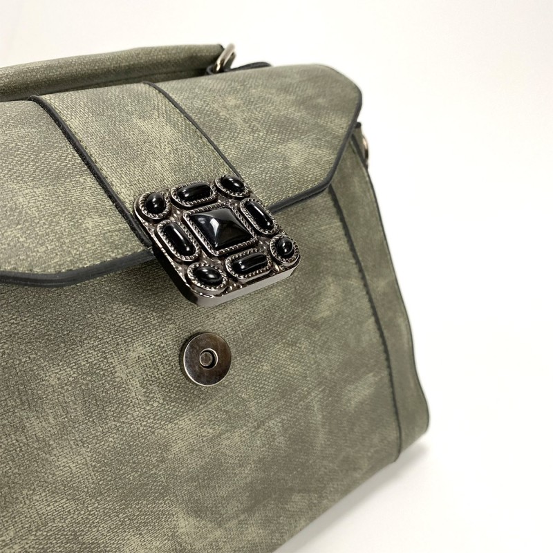 Женская сумочка-клатч Teresa зеленая - 7 фото
