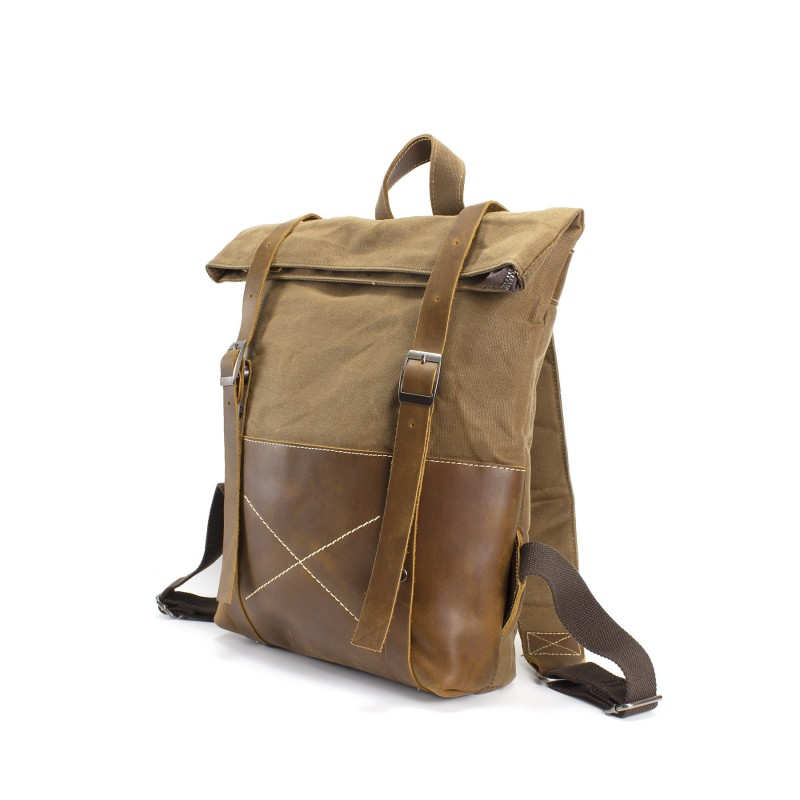 Чоловічий міський рюкзак Safari коричневий - 1 фото