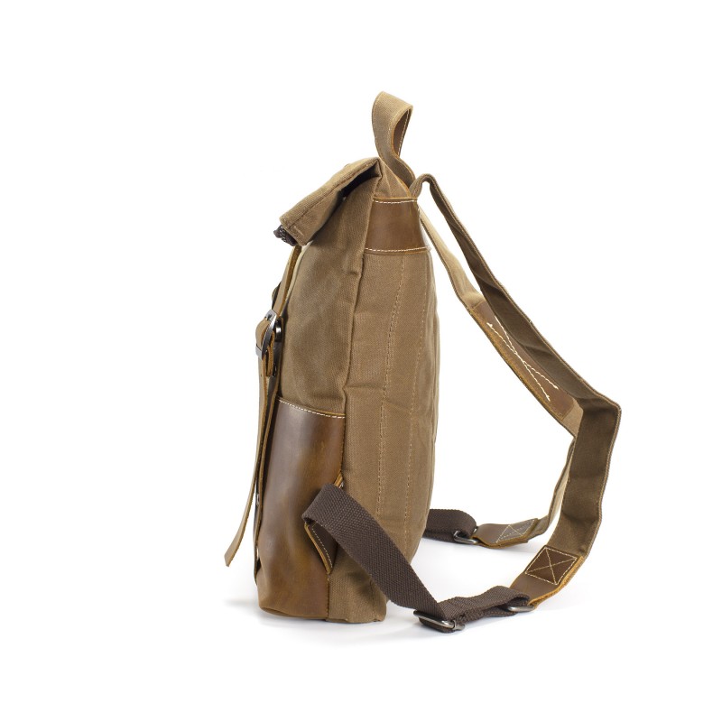 Чоловічий міський рюкзак Safari коричневий - 2 фото