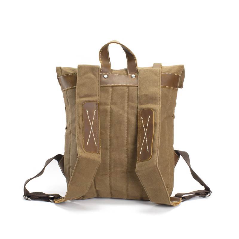 Мужской городской рюкзак Safari коричневый - 3 фото