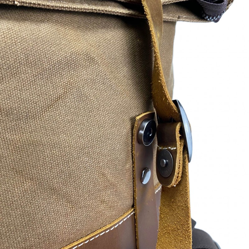 Чоловічий міський рюкзак Safari коричневий - 5 фото