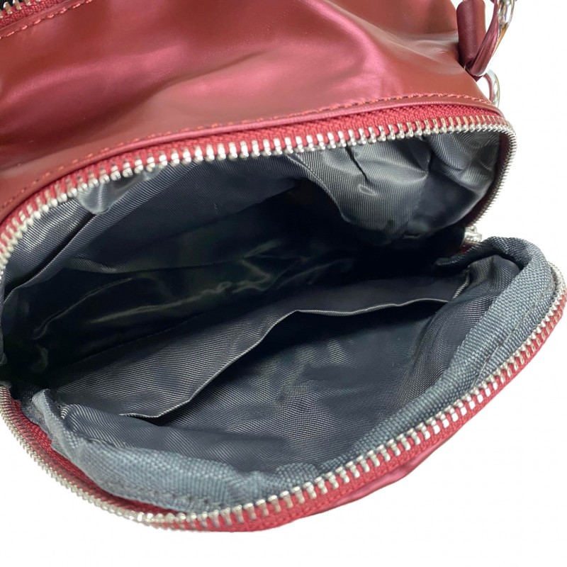 Жіночий рюкзак Betty бордовий - 5 фото