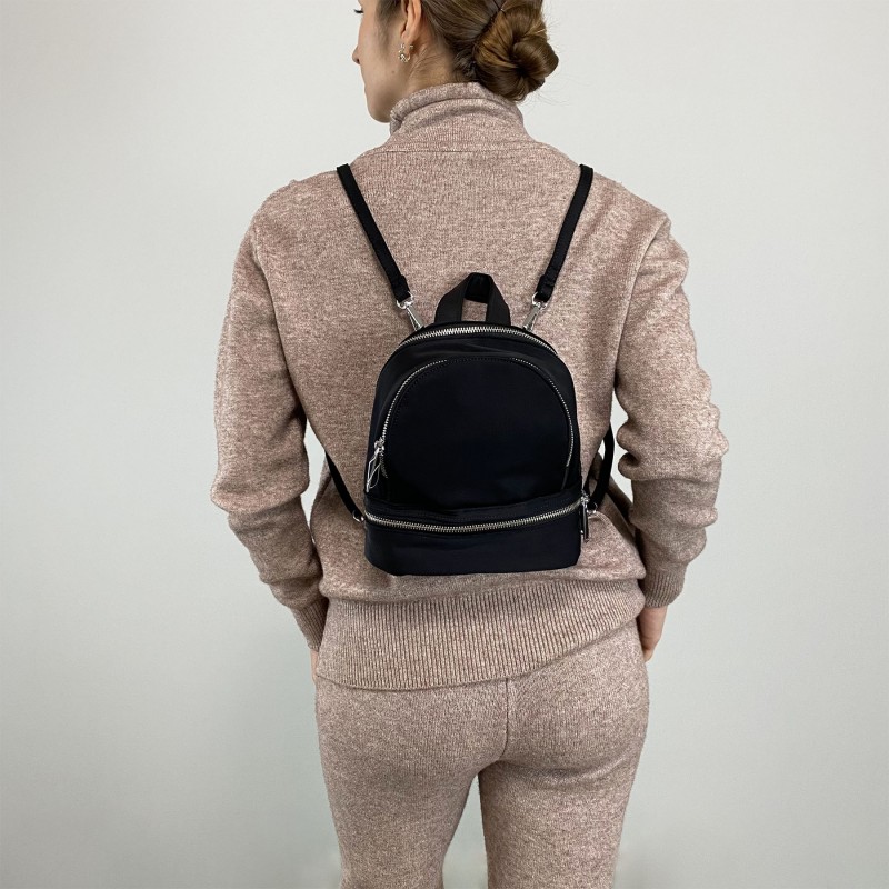 Жіночий рюкзак Eva чорний - 4 фото