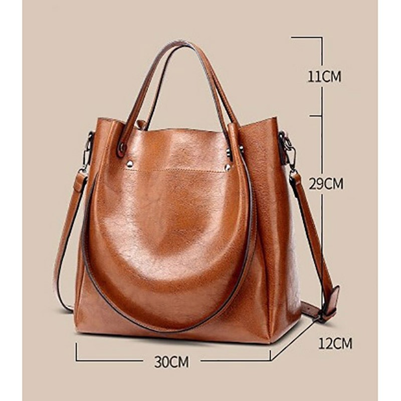 Женская сумка Adagio коричневая - 14 фото