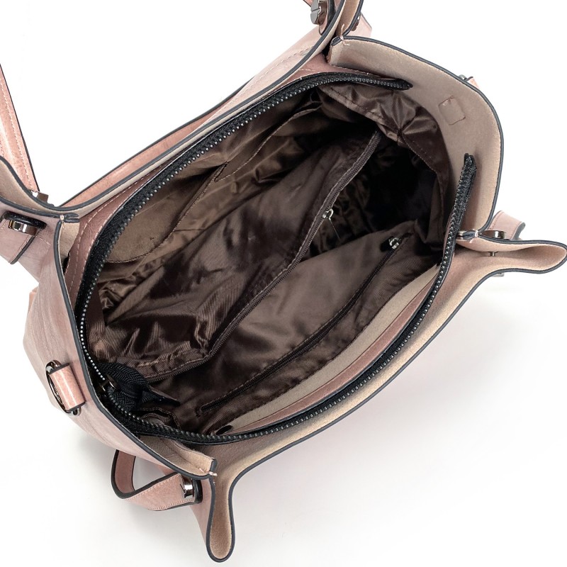 Женская сумка Adagio светло-розовая - 6 фото