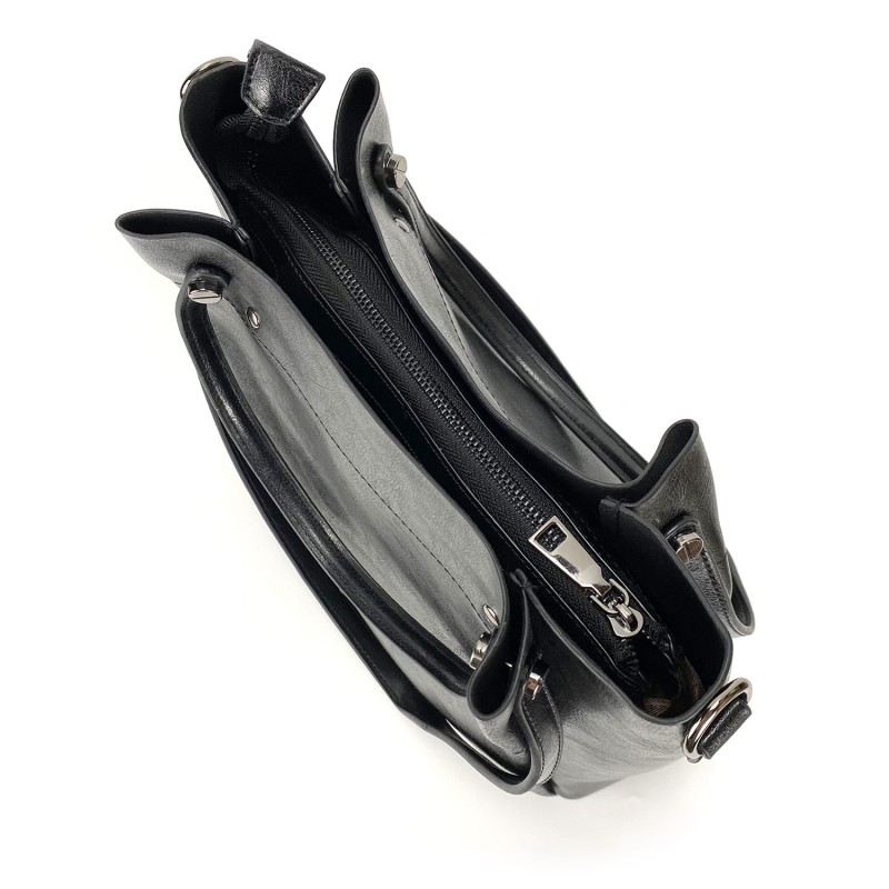 Женская сумка Adagio черная - 3 фото