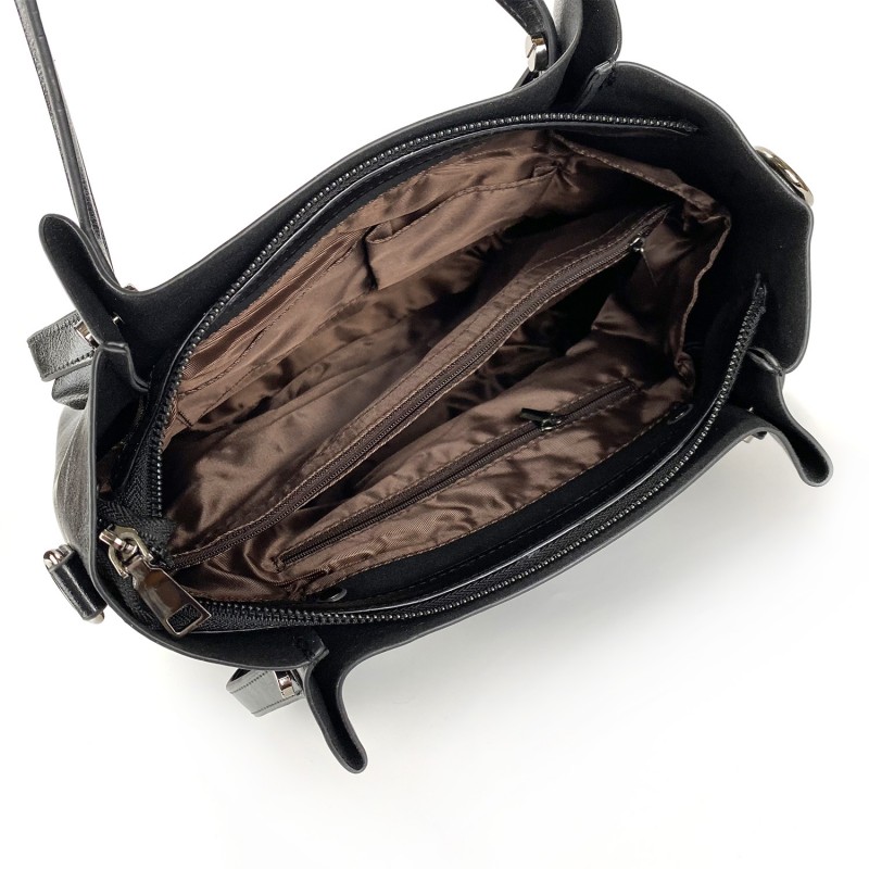 Жіноча сумка Adagio чорна - 4 фото