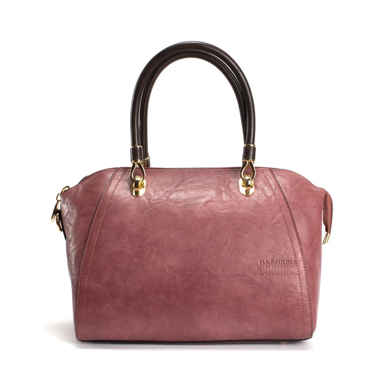 Женская классическая сумка Isa Paulina DS розовая фото