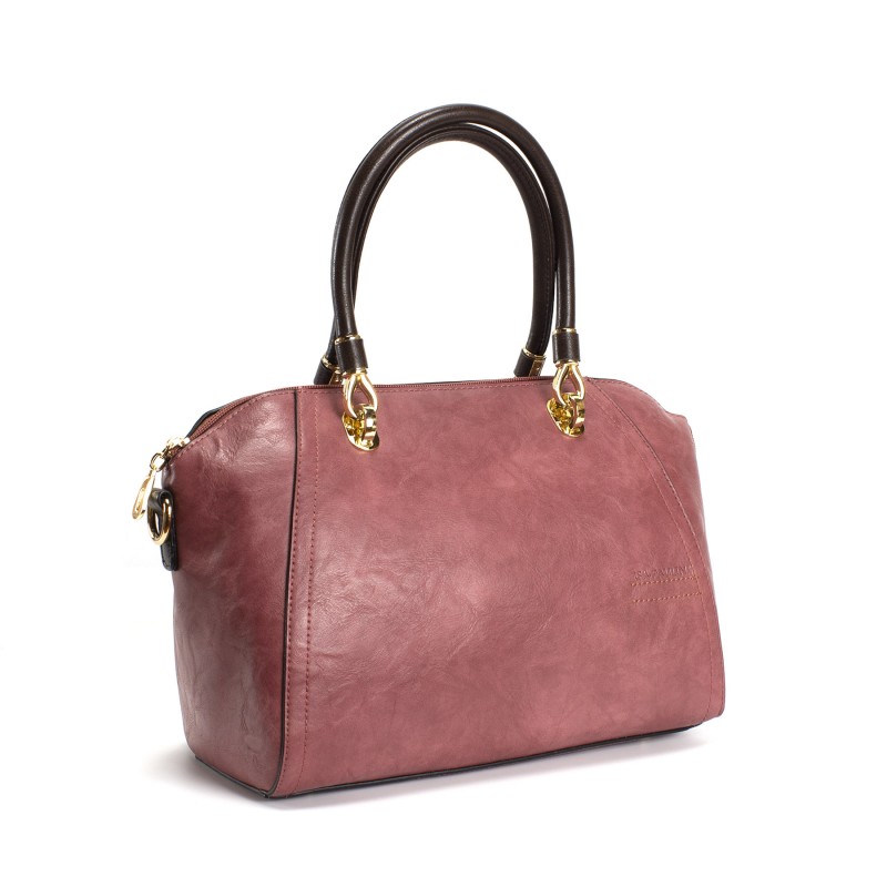 Жіноча класична сумка Isa Paulina DS рожева - 1 фото