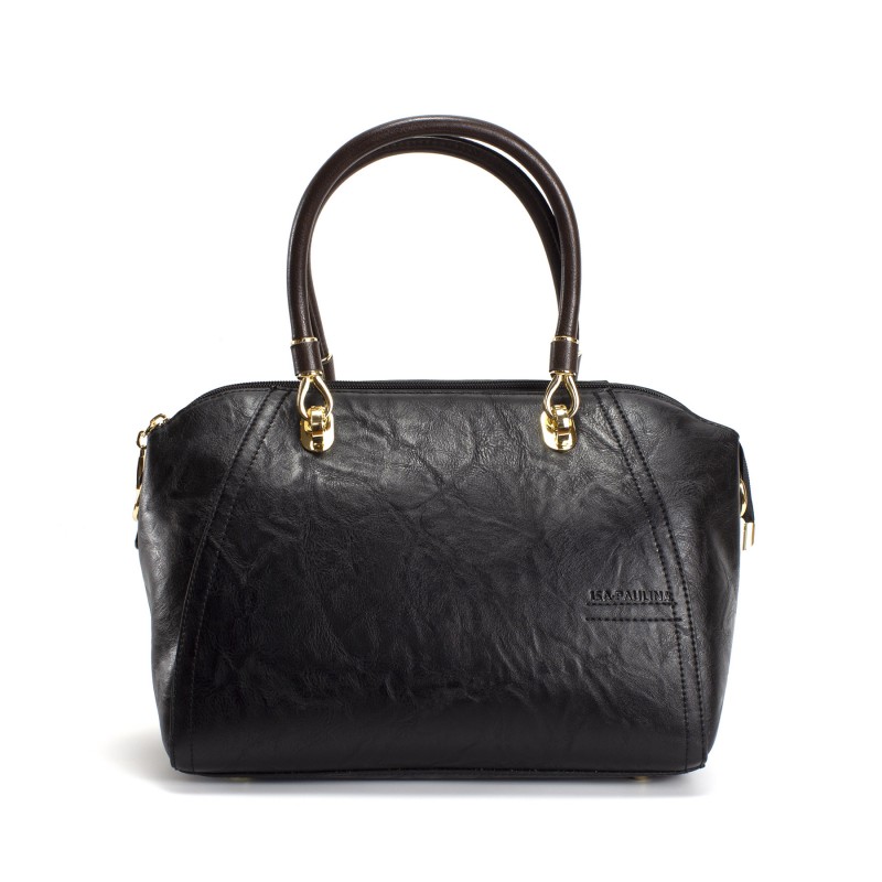 Женская классическая сумка Isa Paulina DS черная фото