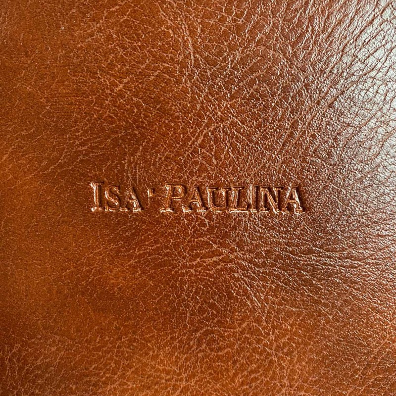 Женская классическая сумка Isa Paulina SE коричневая - 9 фото
