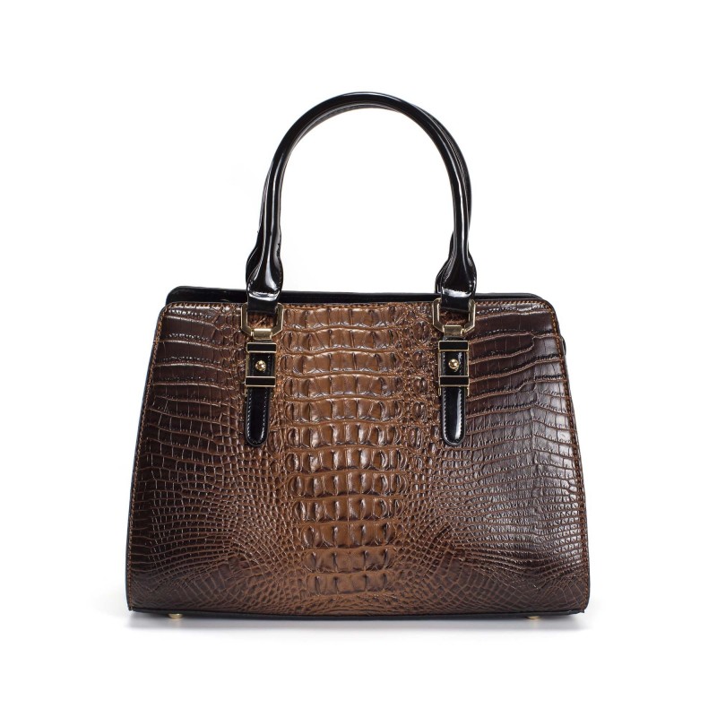 Женская классическая сумка Margo коричневая фото