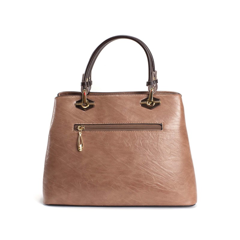 Женская классическая сумка Miranda персиковая - 2 фото
