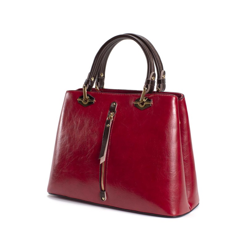 Жіноча класична сумка Miranda червона - 2 фото