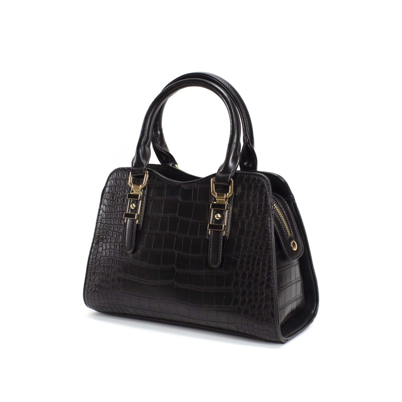 Женская классическая сумка Elly черная - 1 фото