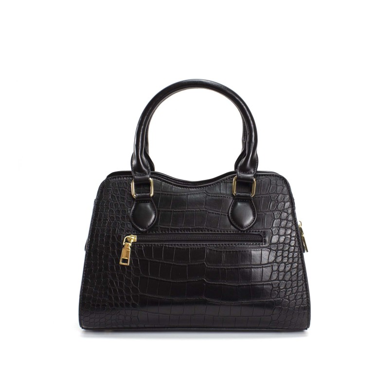 Женская классическая сумка Elly черная - 6 фото