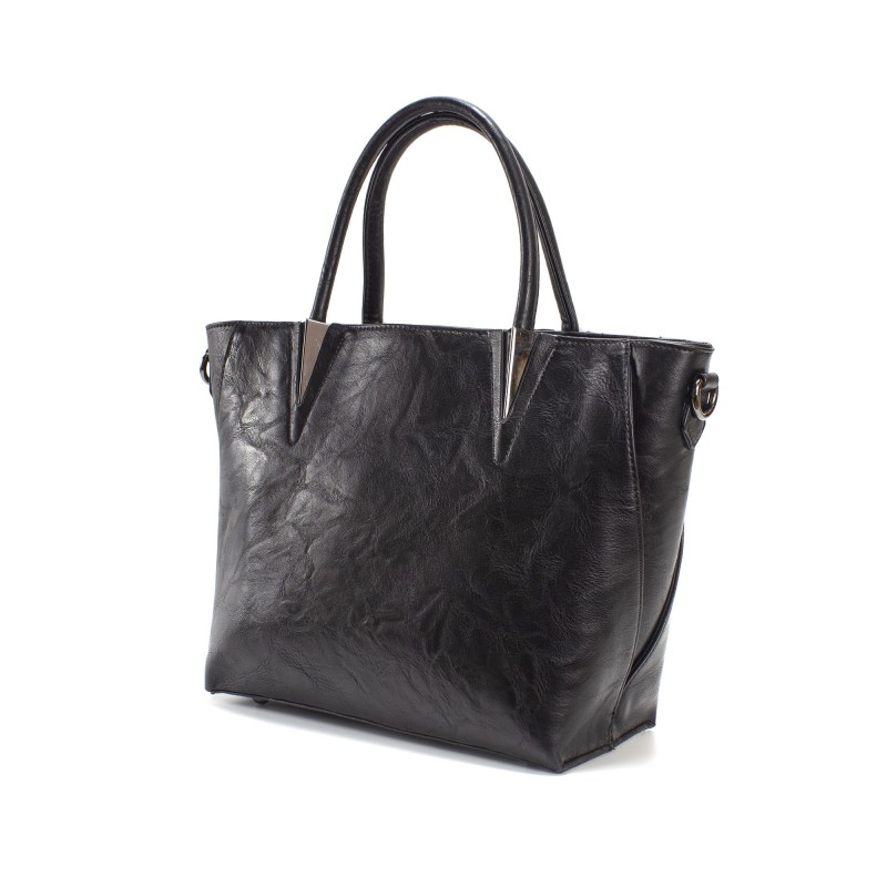 Женская классическая сумка Wendy черная - 1 фото