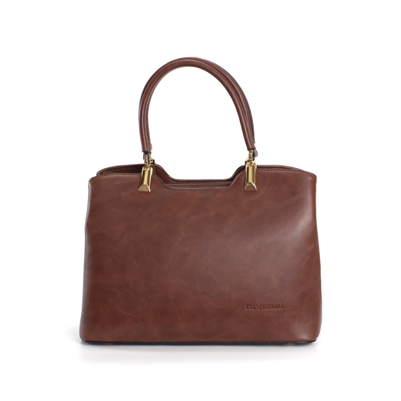 Женская классическая сумка Isa Paulina Fly коричневая фото