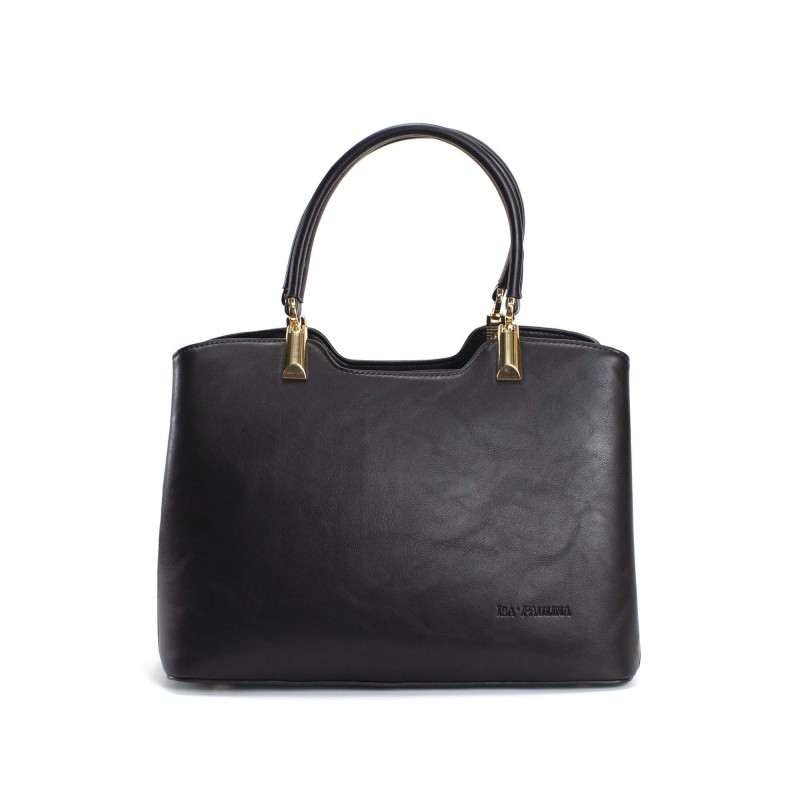 Женская классическая сумка Isa Paulina Fly черная фото