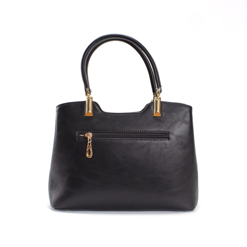 Женская классическая сумка Isa Paulina Fly черная - 1 фото