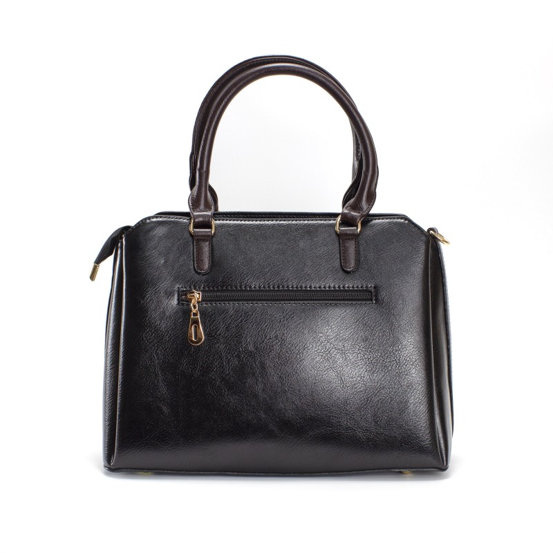 Женская классическая сумка Isa Paulina IP черная - 3 фото