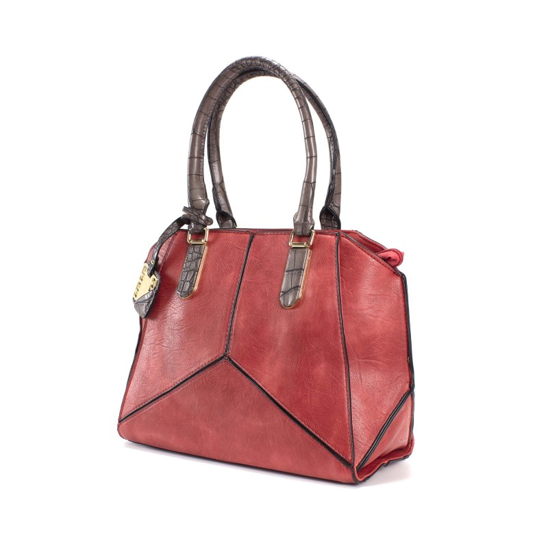 Жіноча класична сумка Alexa червона - 1 фото