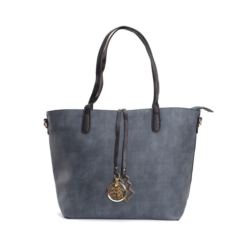 Женская сумка Joanna серо-синяя фото