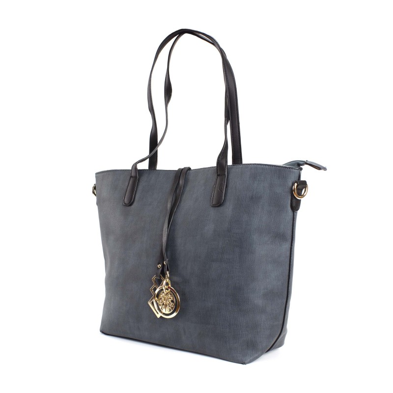 Женская сумка Joanna серо-синяя - 1 фото
