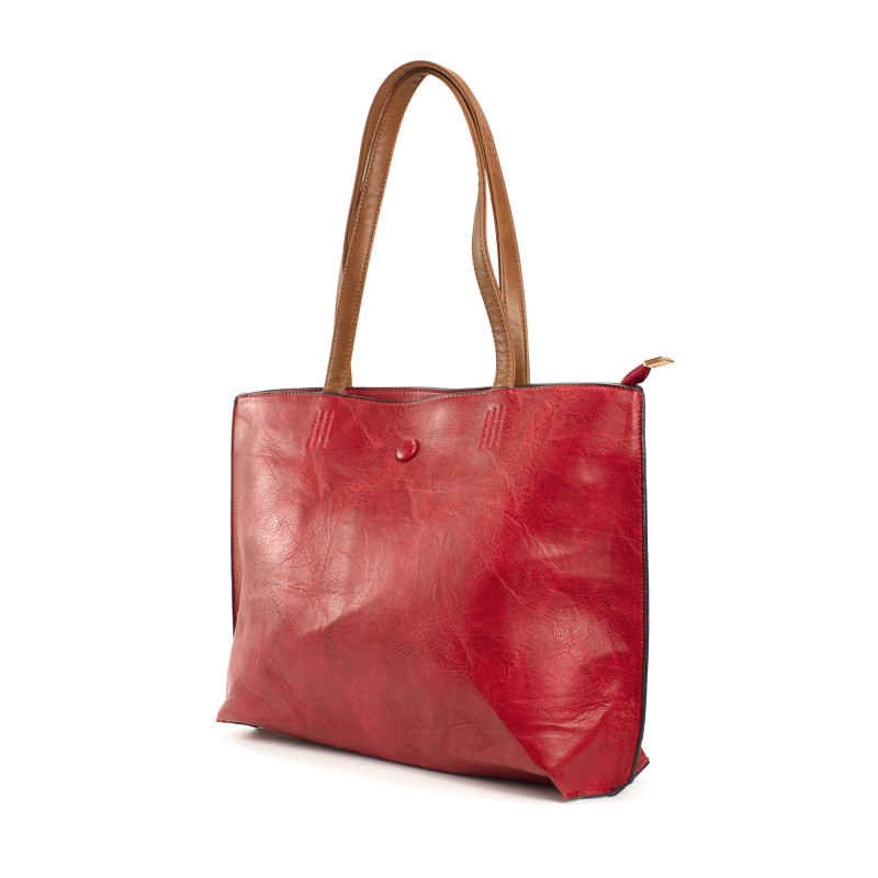 Женская сумка Karen красная - 2 фото