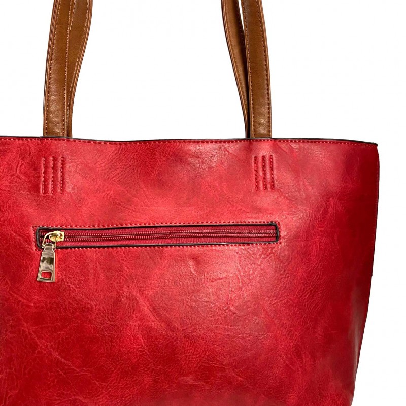 Женская сумка Karen красная - 3 фото