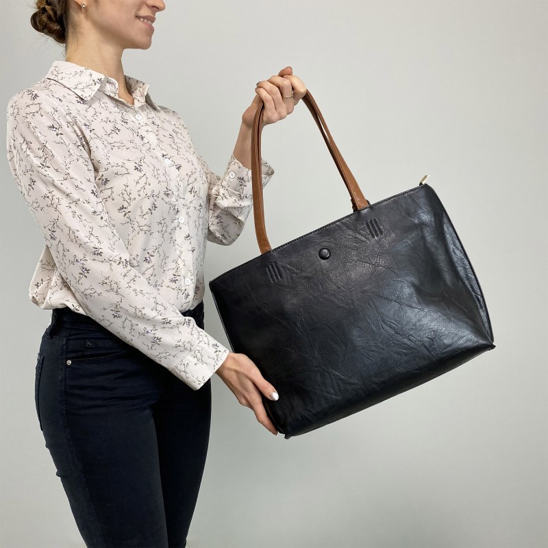 Женская сумка Karen черная - 1 фото
