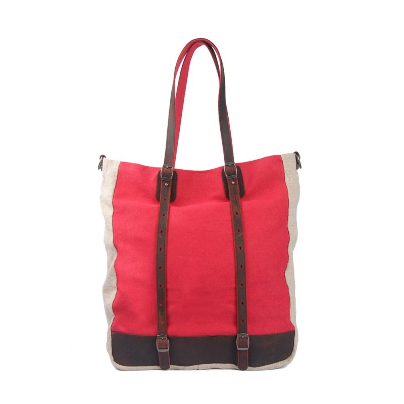 Женская сумка-тоут Acadia красная фото