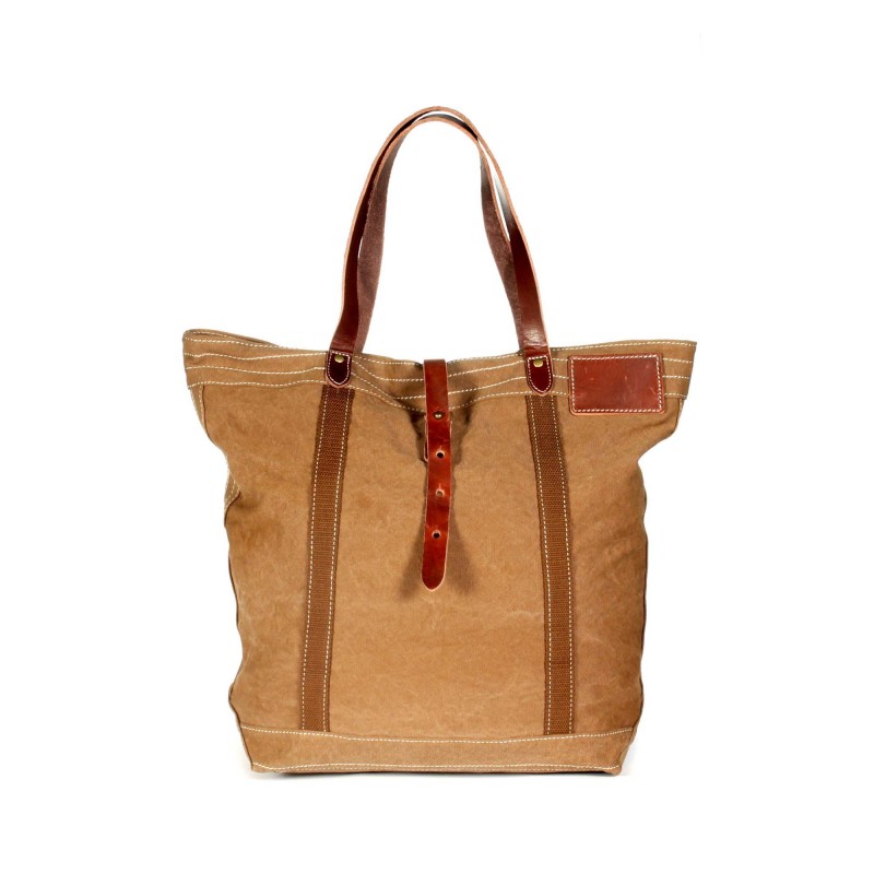 Женская сумка-тоут Weekend светло-коричневая - 9 фото