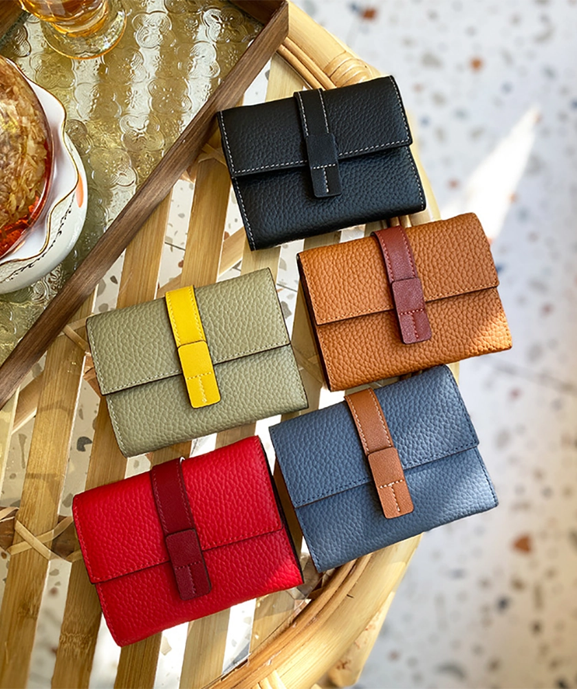 Жіночі шкіряні гаманці Rachel у 5 колірних варіаціях
